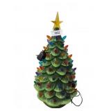 24in Lighted Ceramic Christmas Tree