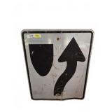 24x30 Inch Metal Roadway Direction Sign