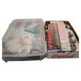 Box Lot of Craft Supplies and Materials