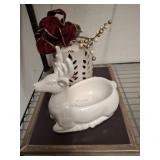 Biltmore Garland Ceramic Deer Dish Set
