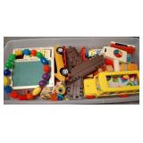 Bin of Assorted Fisher-Price Toys