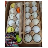 Golf Balls and Pokemon Card Pack