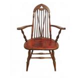 Wooden Spindle-Back Armchair