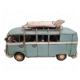 Interlude Home Metal VW Bus Model With Surf