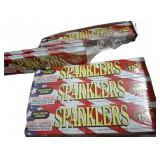 TNT Brand Gold Color Sparklers Lot