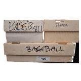 Large Assortment of Baseball Cards in Boxes
