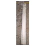 52in Tall Rolled Flexible White Material