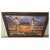 Framed "Steps of Faith" 32x40 Art Print
