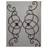 Scroll Iron Wall Panels, 56x20 Inches