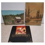 Two Landscape Paintings and Gone With Theï¿½ï¿½2-