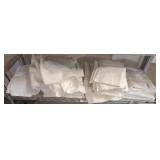 White Cotton Towels and Washcloths