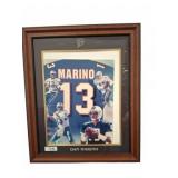 Dan Marino Framed 24x29 Display Signed