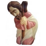 26in Kneeling Shepherd Blow Mold Figure