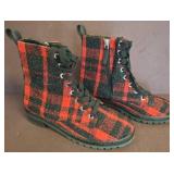 Kate Spade Jemma Red/Black Plaid Boots