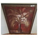 27x40 Framed Floral Art Print