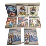 8 PlayStation 3 Games, Complete Cases