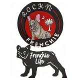 Rock N Frenchie Signs, 18" and 19"ï¿½14"
