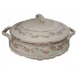 Crooksville China Floral Covered Tureen