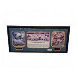 1972 Miami Dolphins 38x17 Framed Display with