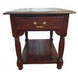 Ethan Allen Wood Side Table 22x28x25