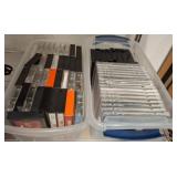 Cassette Tapes and Compact Discs in B