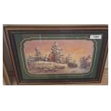 Lee K. Parkinson Winter Scene Print, 24x17