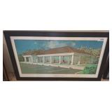 Framed Coastal Federal Bank Print, 36x20