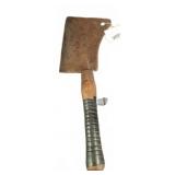 Heavy Steel Meat Cleaver with Wood Handle