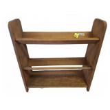 Wood Shelf Unit, 32x9x25 Inches