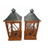 Pair Lulu & Co. Home Lanterns 9x19