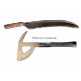Two Agricultural Tools ï¿½ Axe and Sicle