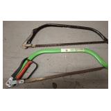 2 Bow Saws, 21-Inch and Black Frame