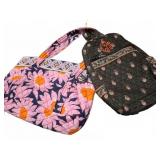 Vera Bradley Quilted Tote and Backpack Set