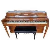Acrosonic Spinet Piano with Bench, 58x26x36