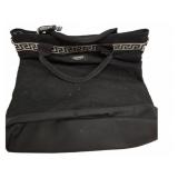 Versace Fragrances Black Tote Bag