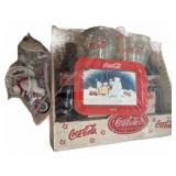 Coca-Cola Collectible Lot with Tray and Keych