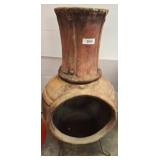 Large Terracotta Chiminea 18x16x40 Inches