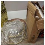 VASAGLE Nesting Table, Gold, ULET331A43