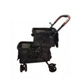 Lpotus Double-Decker Pet Stroller Black