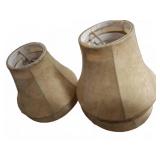 Beige Bell-Shaped Lamp Shades
