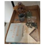 Lot: Books, Glassware, Metalware