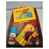 Fisher-Price 638 Lunchbox and Thermos Set