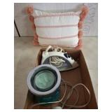 Electric Iron and Wax Warmer With Pillow