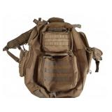 Tactical Tan Military Backpack with Pouches