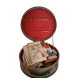 Sewing Box With Singer Accessories and Notion