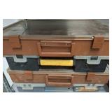 Four Hardware Organizer Boxes