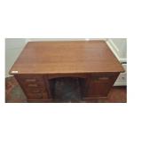 Wood Desk and Chair Set, 54x31x29 Inches