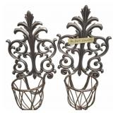 Metal Wall Sconces with Holders