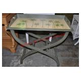 Coastal Style Painted Tray Table Coastal Style Painted Tray Table