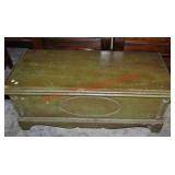 Painted Cedar Chest Painted Cedar Chest